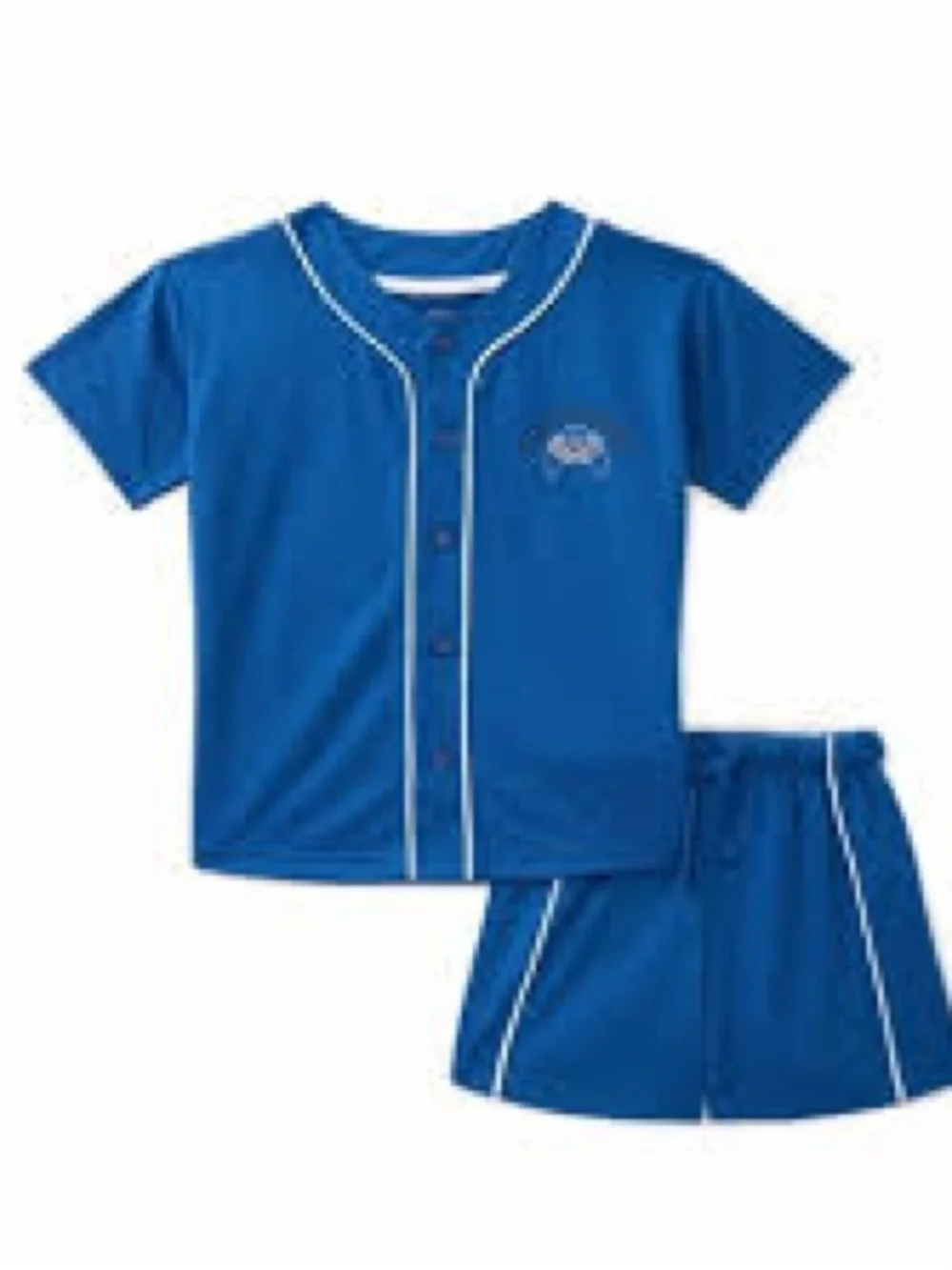wonder nation Blue Short Sleeve Game Controller Pajama Set with White Trim NWT L
